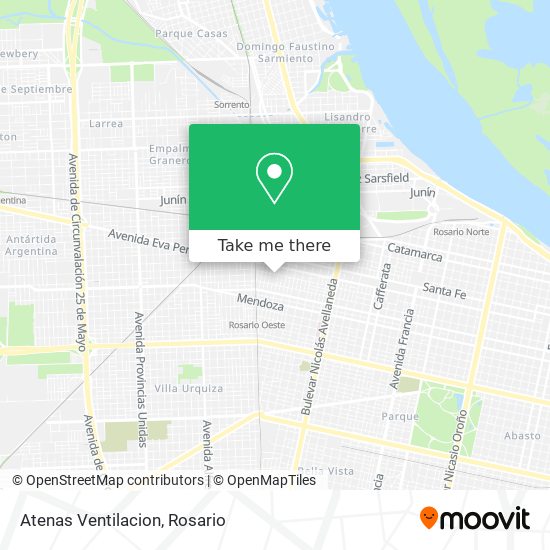 Atenas Ventilacion map