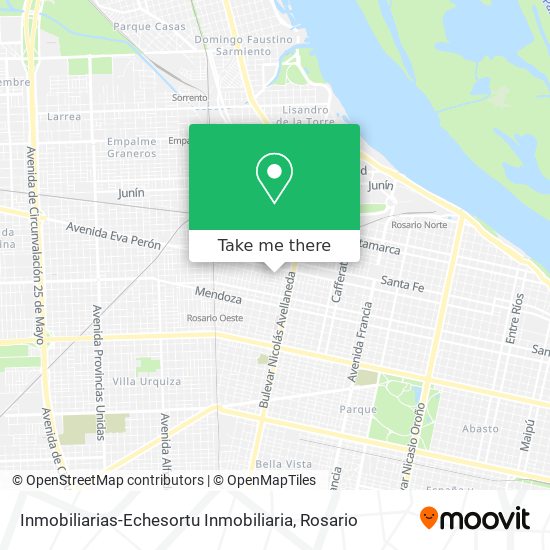 Mapa de Inmobiliarias-Echesortu Inmobiliaria