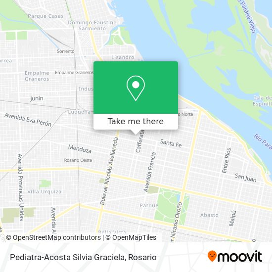 Pediatra-Acosta Silvia Graciela map