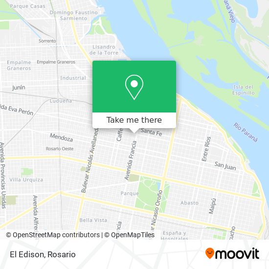 Mapa de El Edison