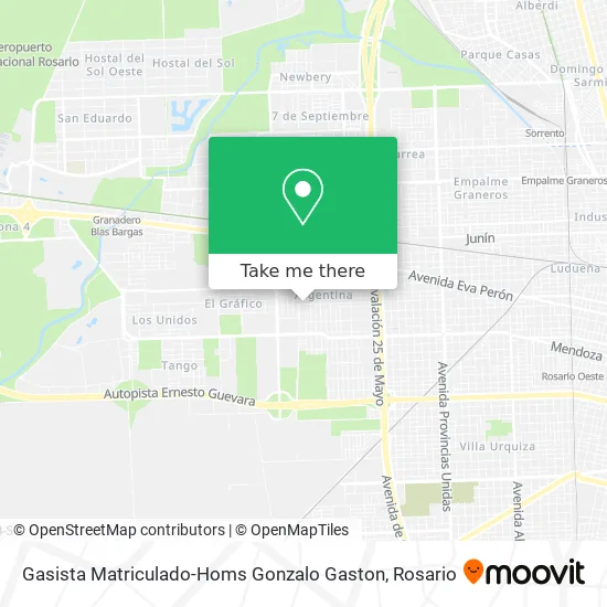Mapa de Gasista Matriculado-Homs Gonzalo Gaston