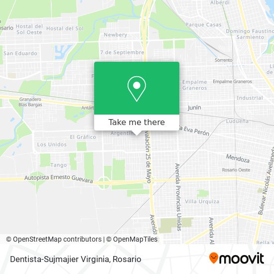 Mapa de Dentista-Sujmajier Virginia
