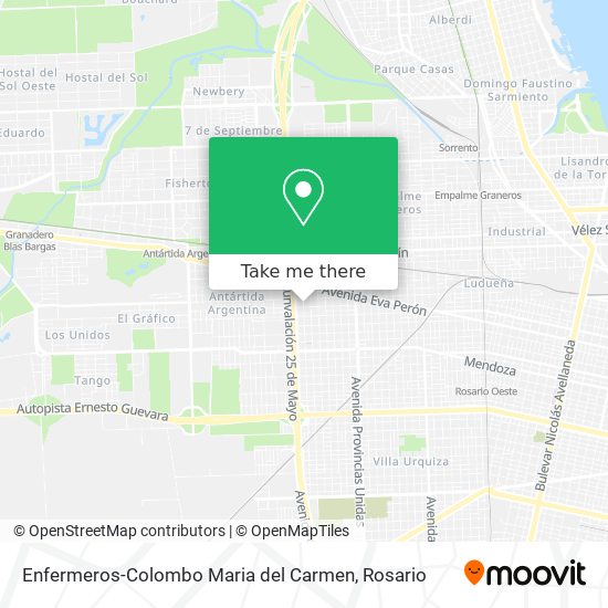 Enfermeros-Colombo Maria del Carmen map