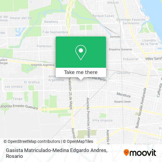 Gasista Matriculado-Medina Edgardo Andres map