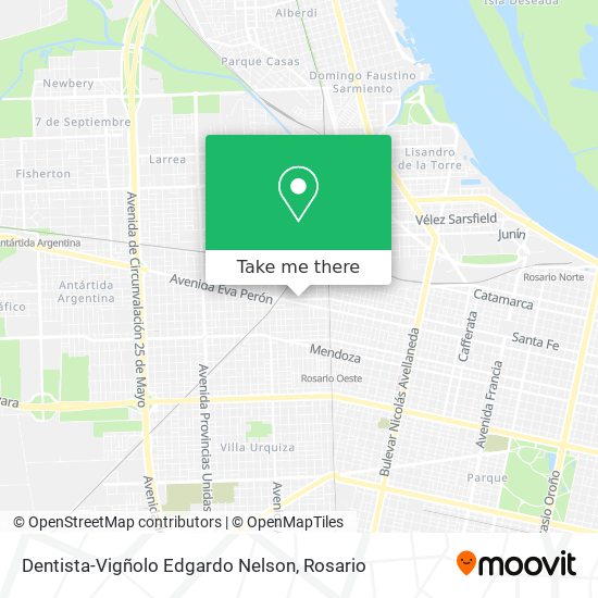 Dentista-Vigñolo Edgardo Nelson map