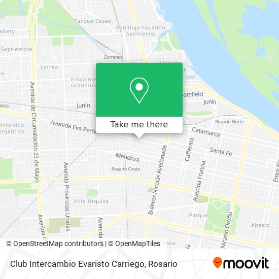 Club Intercambio Evaristo Carriego map