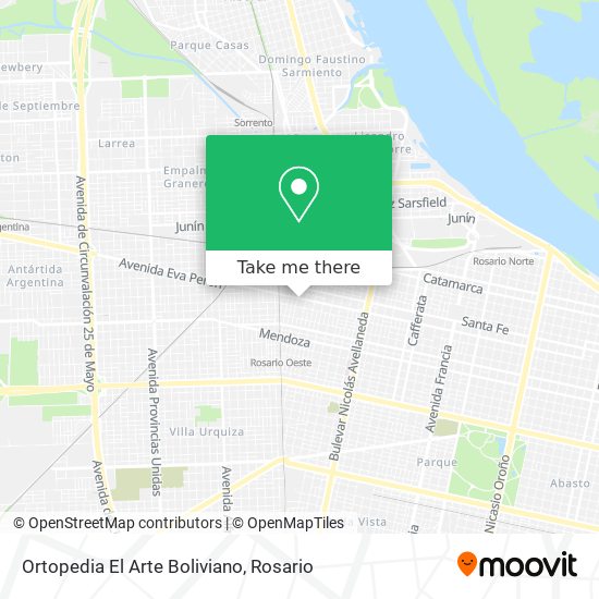 Ortopedia El Arte Boliviano map