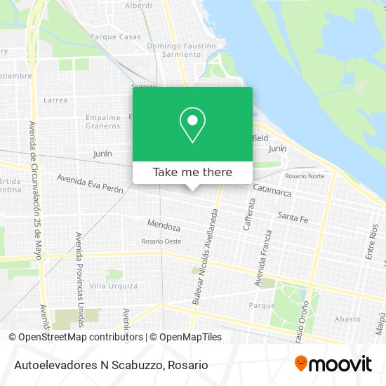 Autoelevadores N Scabuzzo map