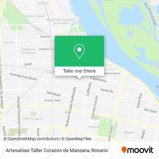 Mapa de Artesanias-Taller Corazon de Manzana