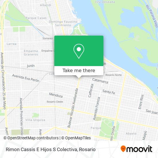 Mapa de Rimon Cassis E Hijos S Colectiva