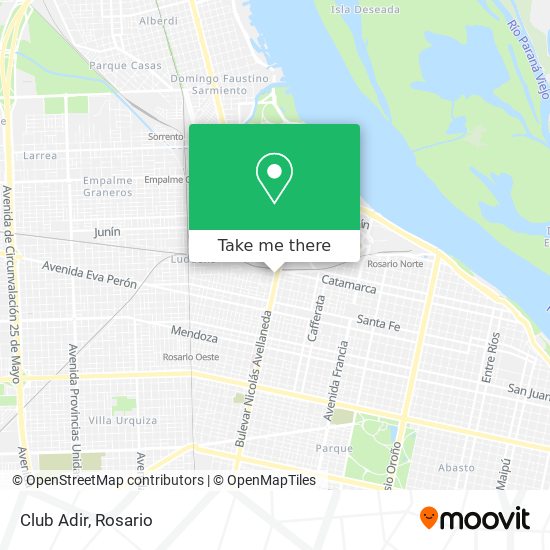 Mapa de Club Adir