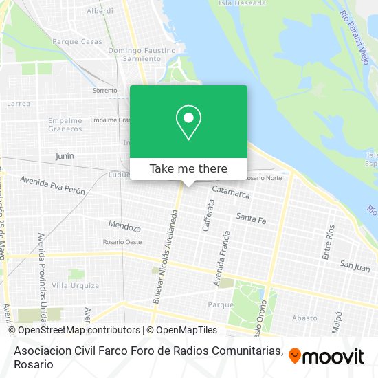 Asociacion Civil Farco Foro de Radios Comunitarias map