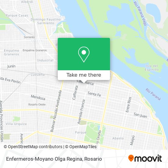 Enfermeros-Moyano Olga Regina map