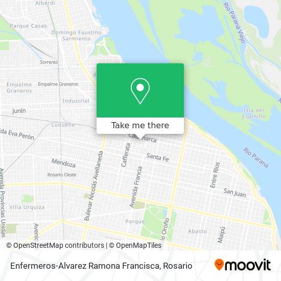 Enfermeros-Alvarez Ramona Francisca map