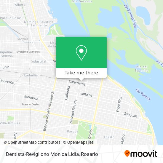 Dentista-Revigliono Monica Lidia map