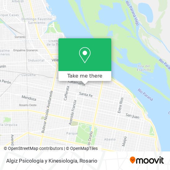 Algiz Psicología y Kinesiología map