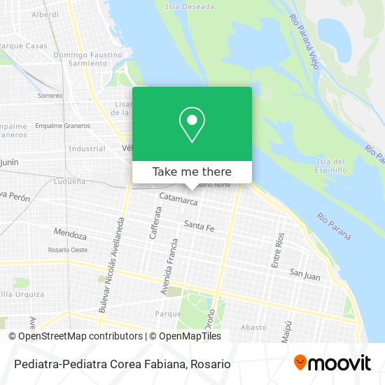 Pediatra-Pediatra Corea Fabiana map