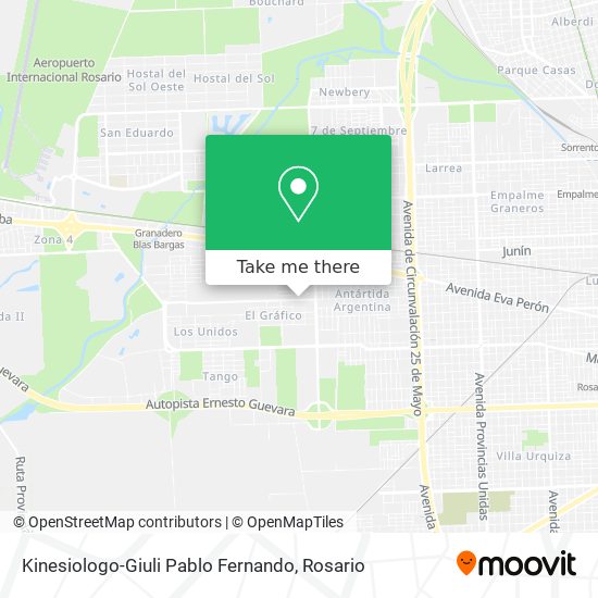 Mapa de Kinesiologo-Giuli Pablo Fernando
