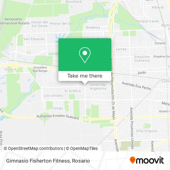 Gimnasio Fisherton Fitness map