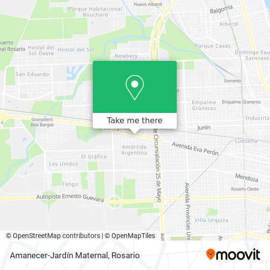 Amanecer-Jardín Maternal map