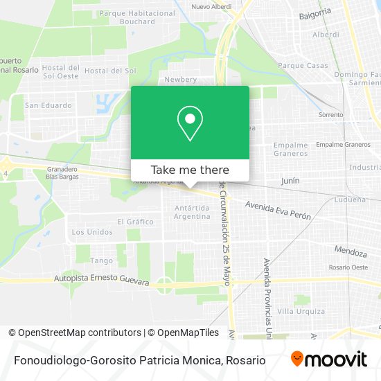 Mapa de Fonoudiologo-Gorosito Patricia Monica
