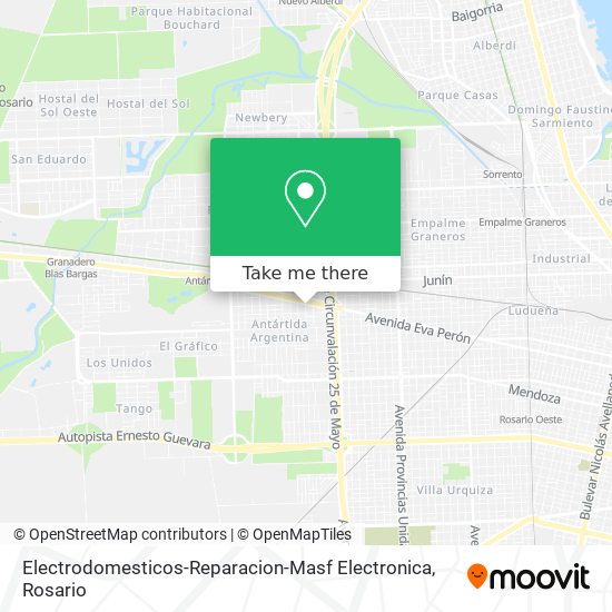 Mapa de Electrodomesticos-Reparacion-Masf Electronica