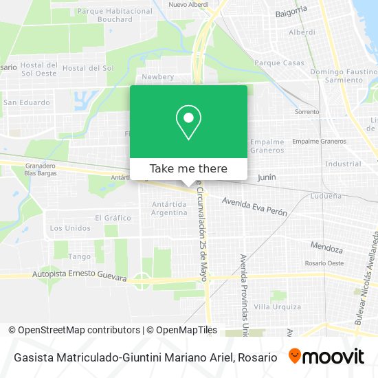 Gasista Matriculado-Giuntini Mariano Ariel map