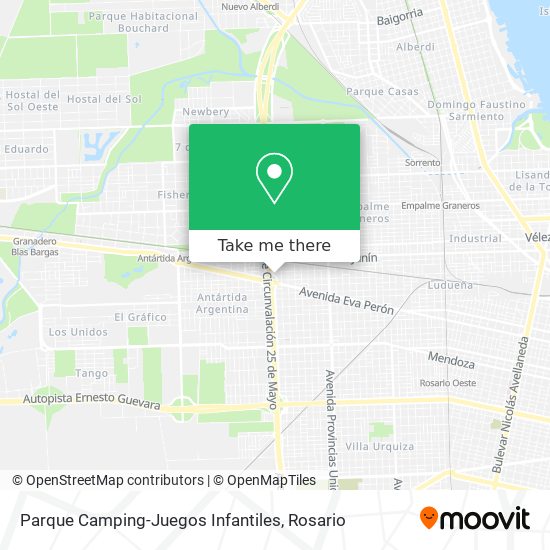 Parque Camping-Juegos Infantiles map