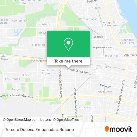 Tercera Docena Empanadas map