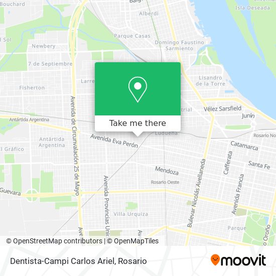Dentista-Campi Carlos Ariel map