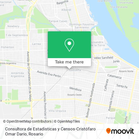 Consultora de Estadisticas y Censos-Cristófaro Omar Darío map