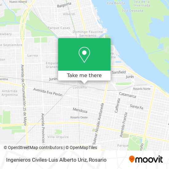 Ingenieros Civiles-Luis Alberto Uriz map
