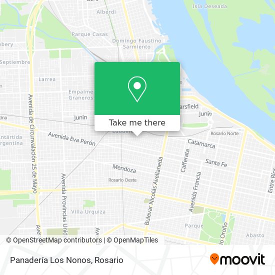 Panadería Los Nonos map