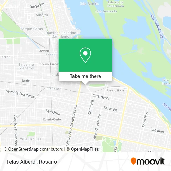 Mapa de Telas Alberdi