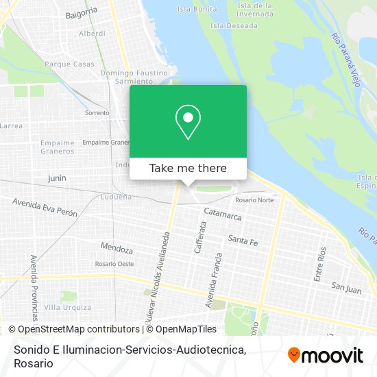 Sonido E Iluminacion-Servicios-Audiotecnica map