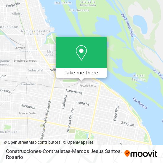 Construcciones-Contratistas-Marcos Jesus Santos map