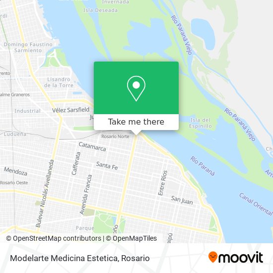Modelarte Medicina Estetica map