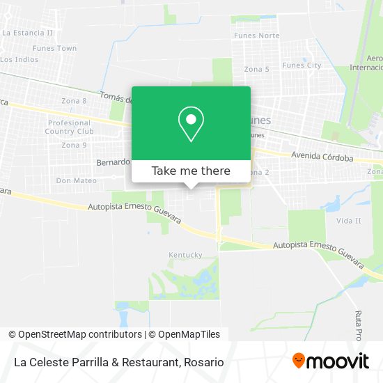 La Celeste Parrilla & Restaurant map