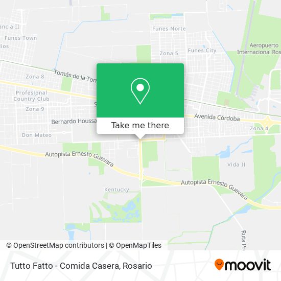 Tutto Fatto - Comida Casera map