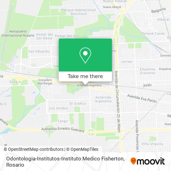 Odontologia-Institutos-Instituto Medico Fisherton map
