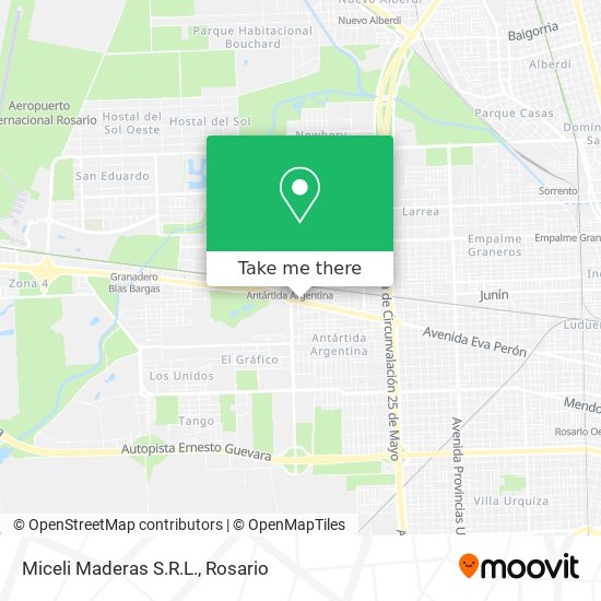 Mapa de Miceli Maderas S.R.L.