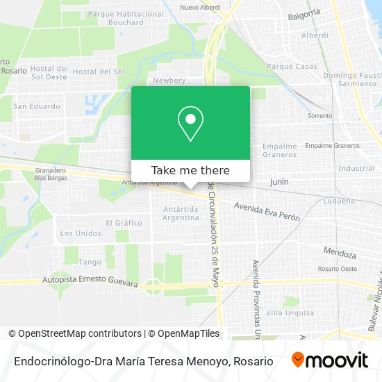 Endocrinólogo-Dra María Teresa Menoyo map