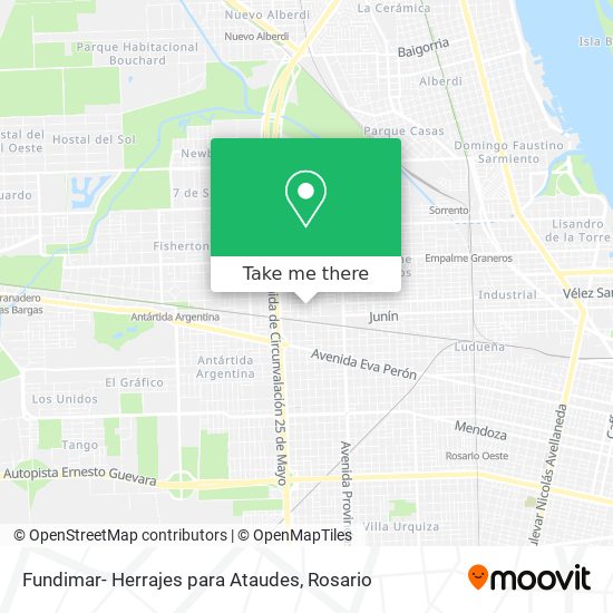 Mapa de Fundimar- Herrajes para Ataudes