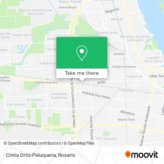 Cintia Ortiz-Peluqueria map