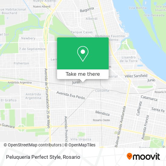 Peluquería Perfect Style map