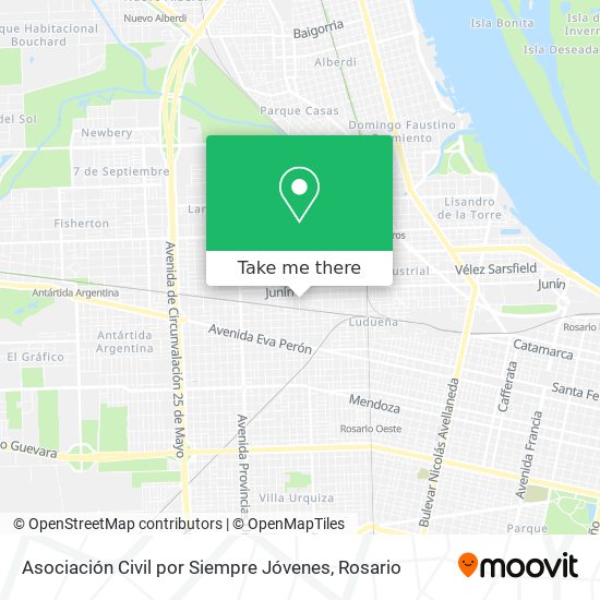 Asociación Civil por Siempre Jóvenes map
