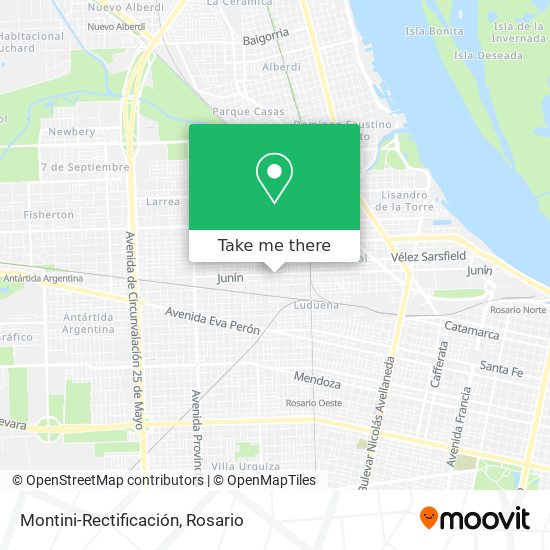 Mapa de Montini-Rectificación