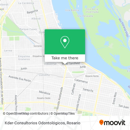 Mapa de Kder-Consultorios Odontológicos