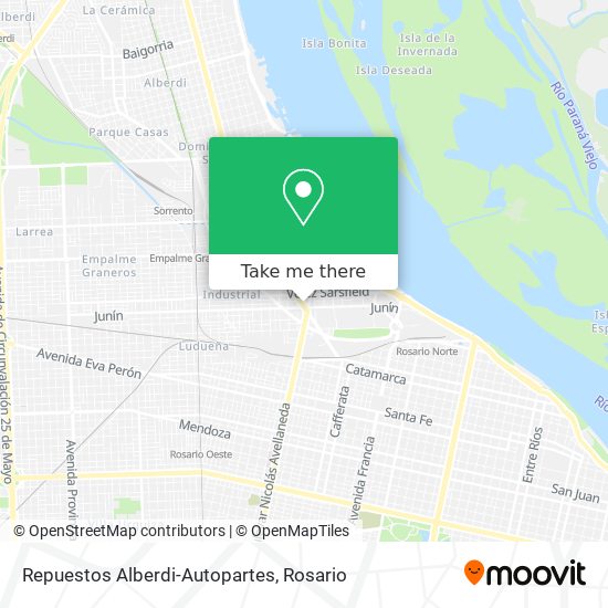 Repuestos Alberdi-Autopartes map