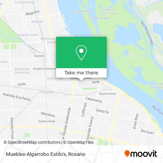 Muebles-Algarrobo Estilo's map